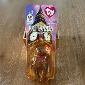 Ty Britannia the Bear - Brown with Errors